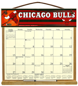 (image for) Chicago Bulls Calendar Holder